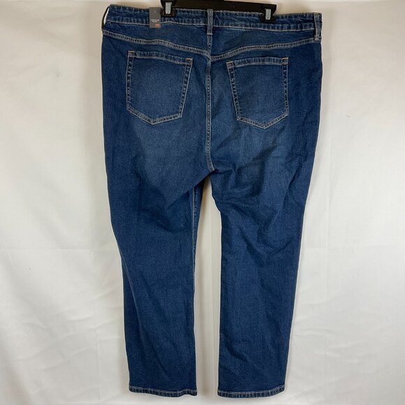Torrid Blue Straight Leg Jeans with Classic Fit - Picture 6 of 11